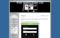 iPod Application List