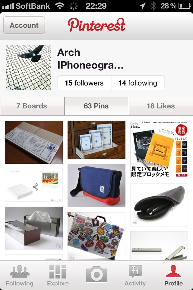 Pinterest アプリではイマイチでしたがwebで始めて面白さを知りました 写真がコミュニケーション中心のsns Favlife With Iphone