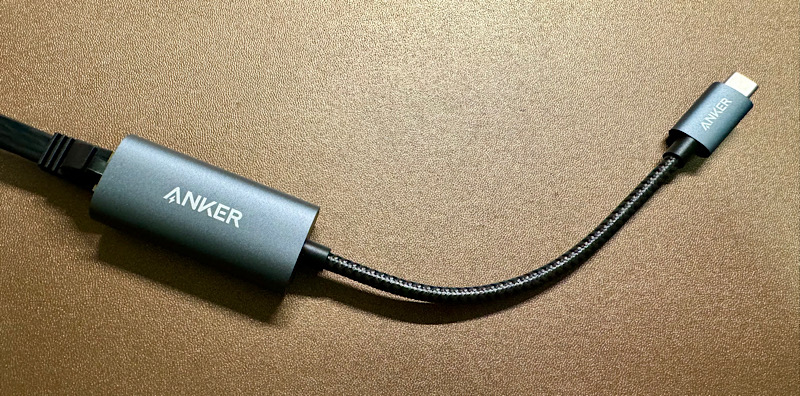 Anker PowerExpand USB-C & イーサネットアダプタ 1GbpsをPC/Macと