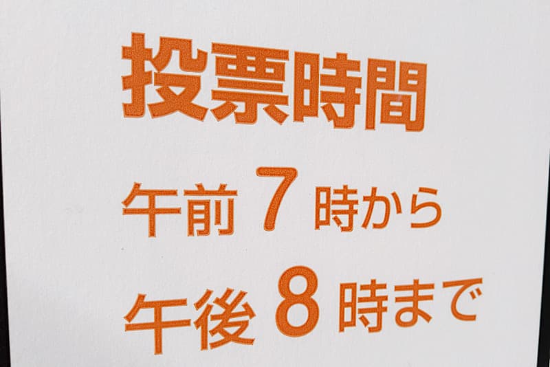 参議院選挙2025 投票時間