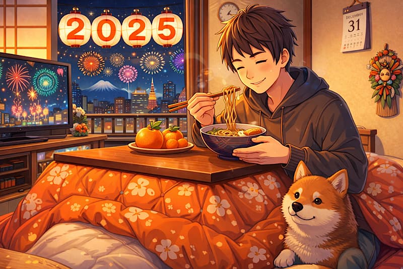 大晦日のAIイメージ