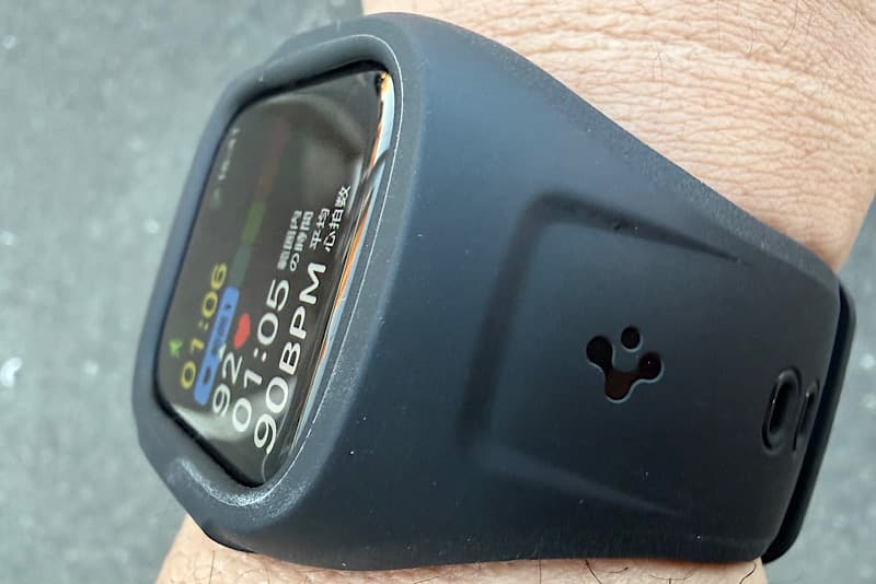 リキッド・エアープロ を腕に装着