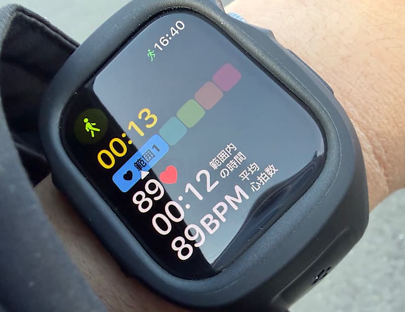 リキッド・エアープロ Apple Watchに装着