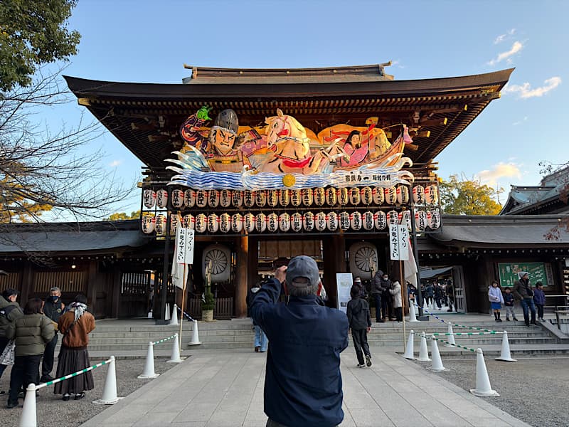 寒川神社のねぶた