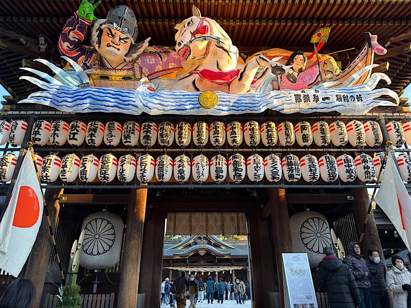 寒川神社のねぶた