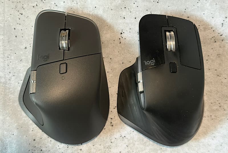 MX Master3と4表側