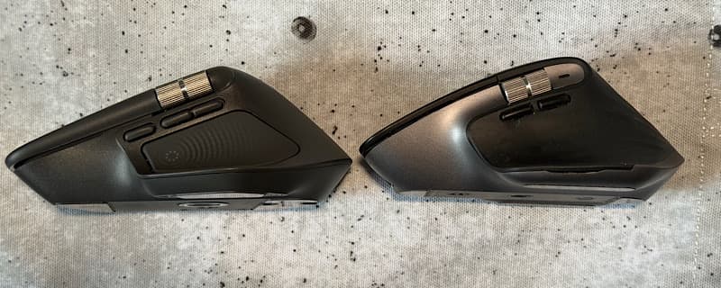 MX Master3と4横側