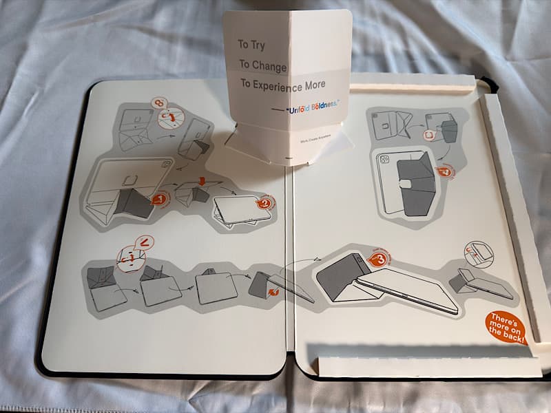 ダイナミックフォリオ&ケースの説明用紙