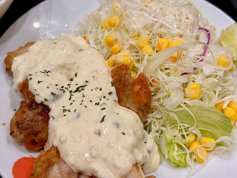 松屋の冷や汁チキン南蛮セット